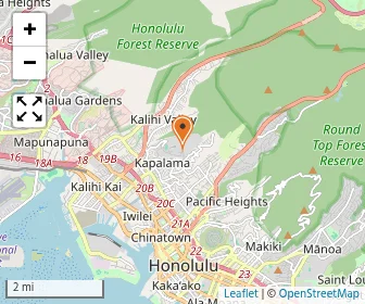 Map of The Kamehameha Schools