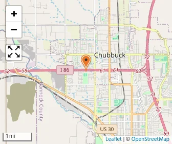 Map of Jessie Clark Christian School