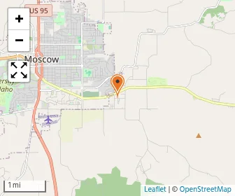 Map of Palouse Hills Christian School