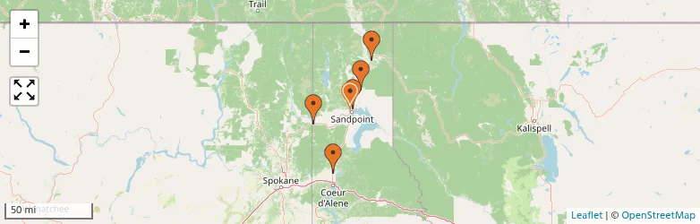 Related schools map