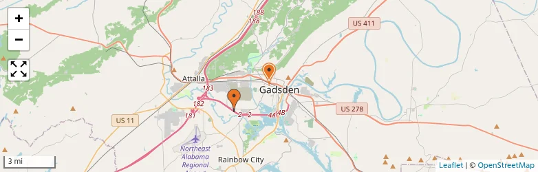 Related schools map