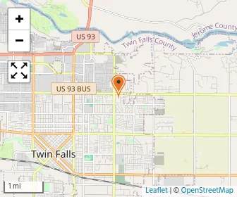 Map of Twin Falls Christian Academy