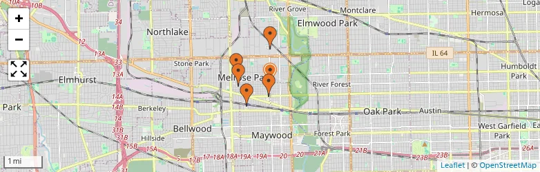 Related schools map