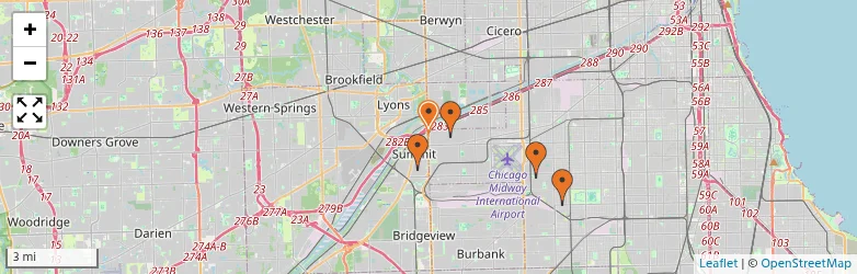 Related schools map