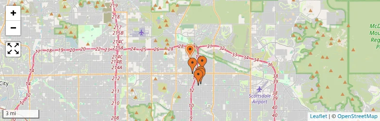 Related schools map