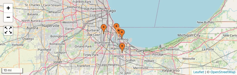 Related schools map