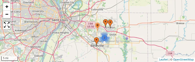 Related schools map