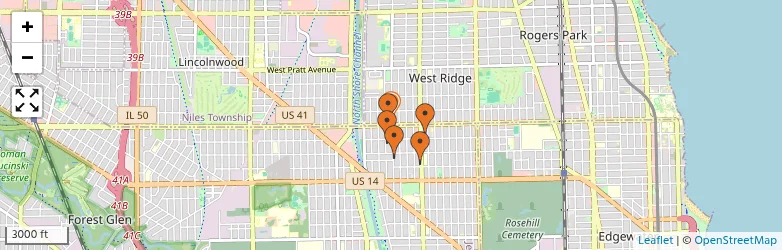 Related schools map