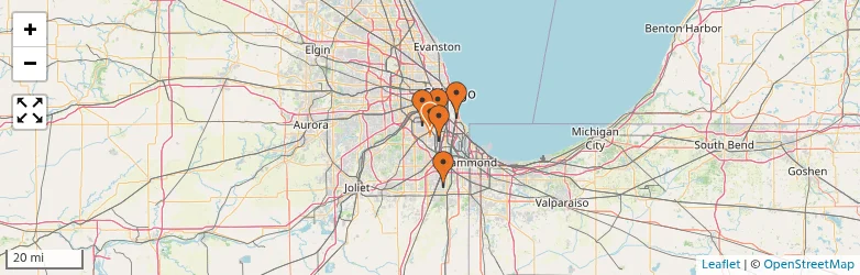 Related schools map