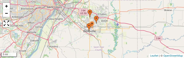 Related schools map