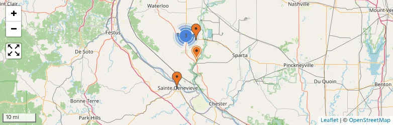 Related schools map