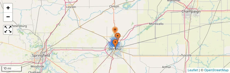 Related schools map
