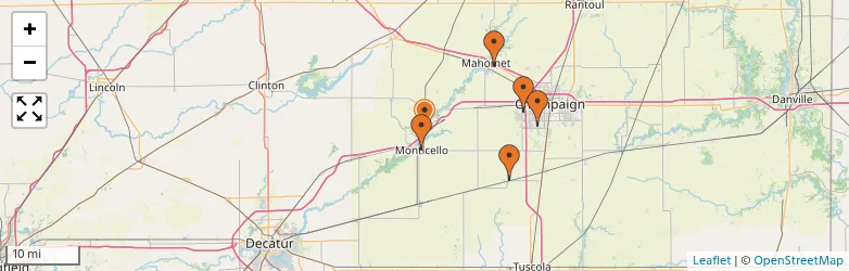 Related schools map