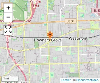 Map of Downers Grove Christian School