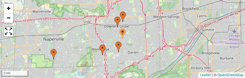 Related schools map