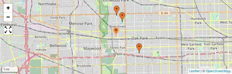 Related schools map