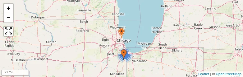 Related schools map