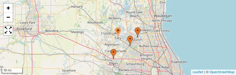 Related schools map