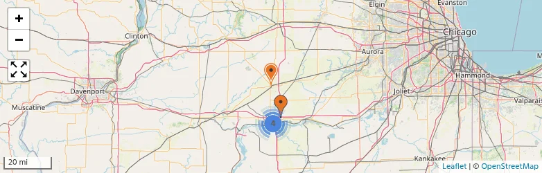 Related schools map