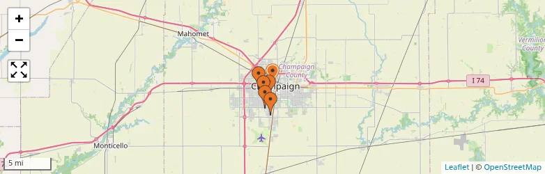 Related schools map