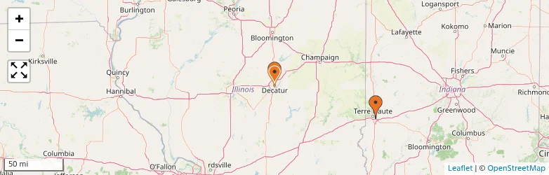 Related schools map