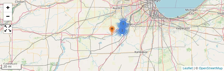 Related schools map