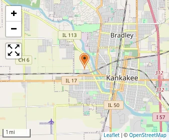Map of Kankakee Trinity Academy