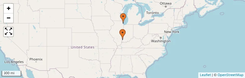 Related schools map
