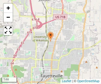 Map of Fayetteville Creative Schools