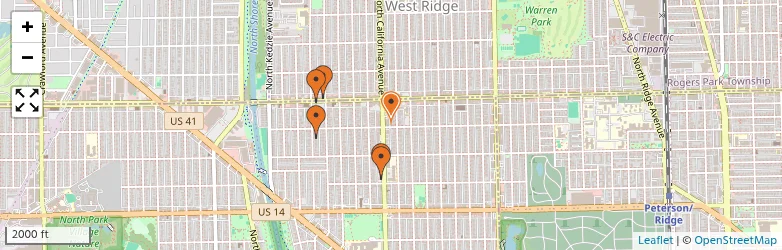 Related schools map