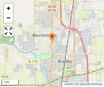 Map of Bishop Mcnamara Catholic School,bourbonnais