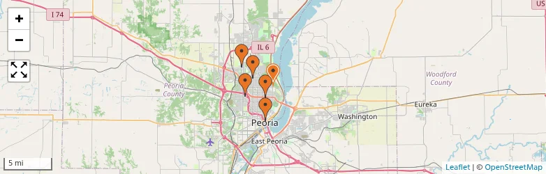 Related schools map