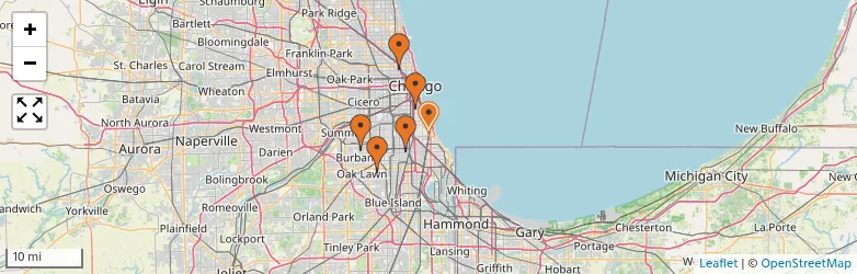 Related schools map