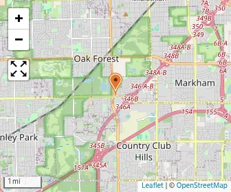 Map of Orchard Hill School
