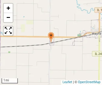 Map of Orchardville Mennonite School