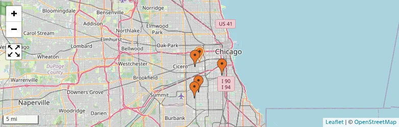 Related schools map