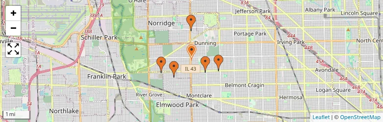 Related schools map