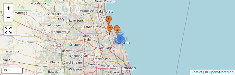 Related schools map