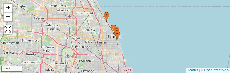 Related schools map