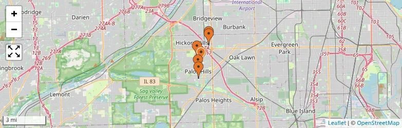 Related schools map