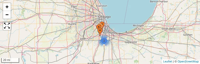 Related schools map