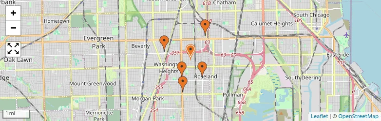 Related schools map