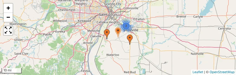 Related schools map