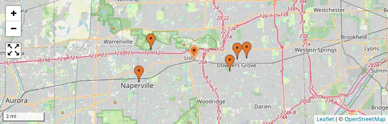 Related schools map