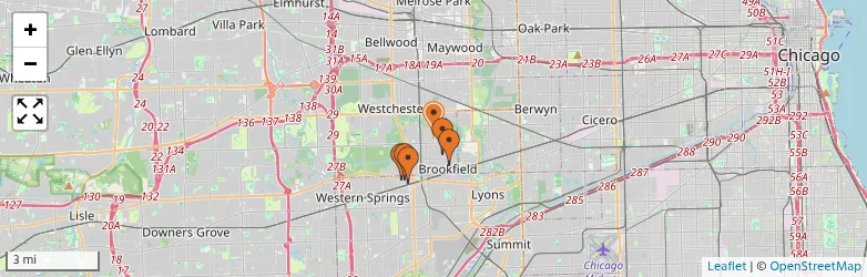 Related schools map