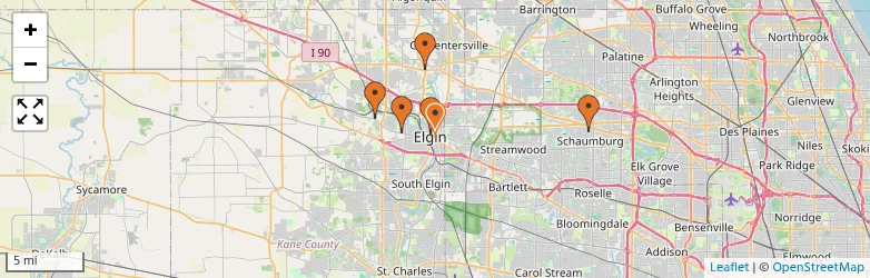 Related schools map