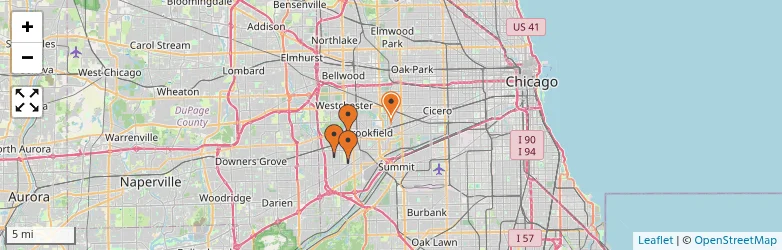 Related schools map