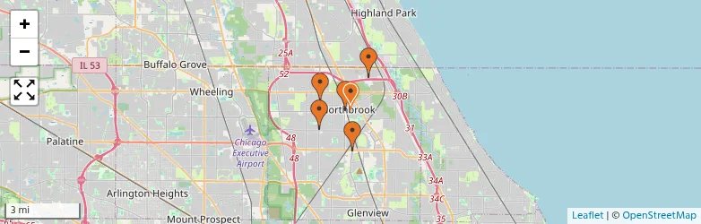 Related schools map