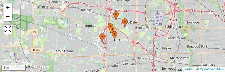 Related schools map