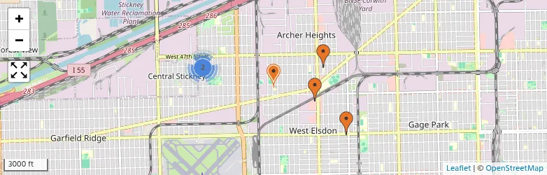 Related schools map